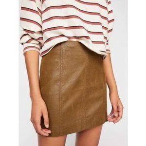Free People Modern Femme Vegan Mini Skirt - Size 6